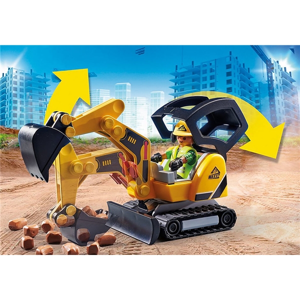 70443 Playmobil Minigravemaskine med Byggedel (Billede 4 af 7)