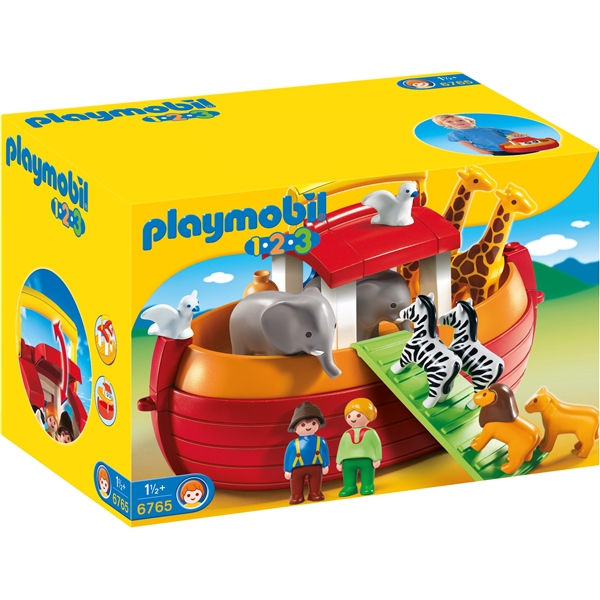 6765 Playmobil 1.2.3 My Take Along - Noah's Ark (Billede 1 af 6)