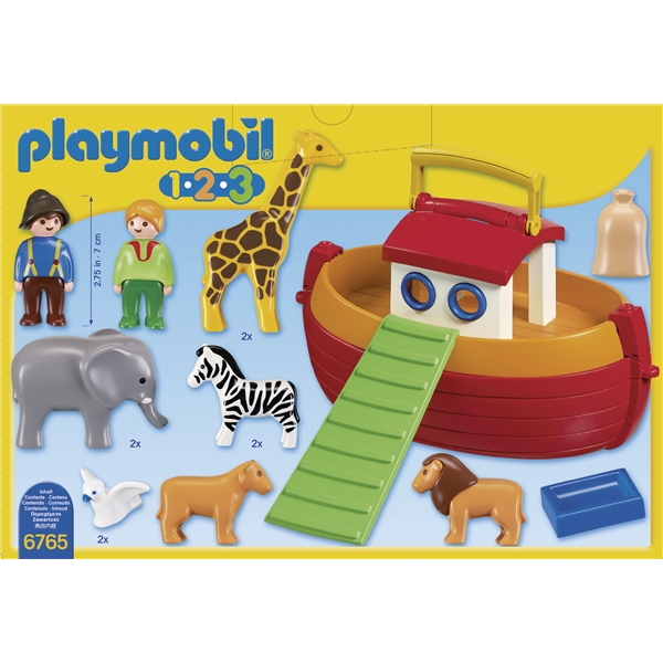 6765 Playmobil 1.2.3 My Take Along - Noah's Ark (Billede 2 af 6)