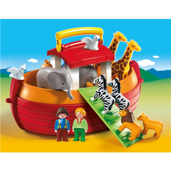 6765 Playmobil 1.2.3 My Take Along - Noah's Ark (Billede 3 af 6)