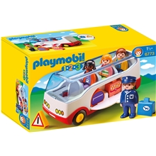 6773 Playmobil 1.2.3 Airport Shuttle Bus