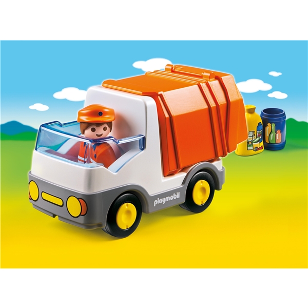 6774 Playmobil 1.2.3 Recycling Truck (Billede 2 af 2)
