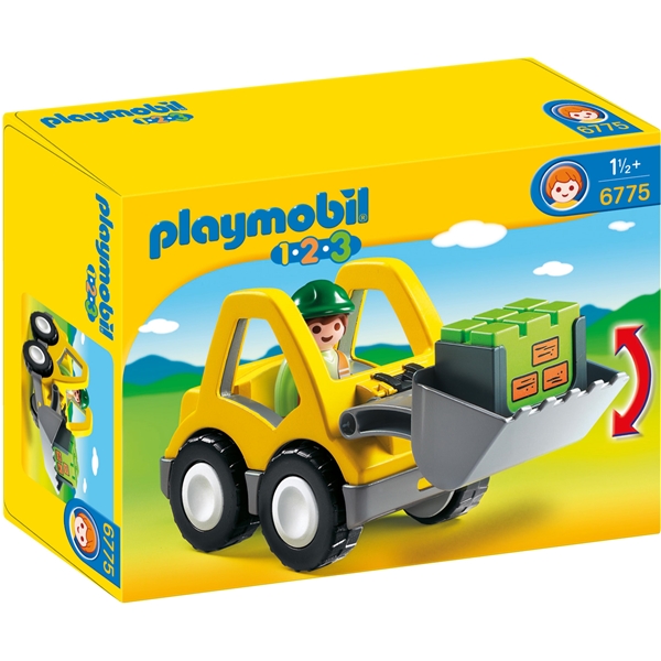6775 Playmobil 1.2.3 Excavator (Billede 1 af 2)