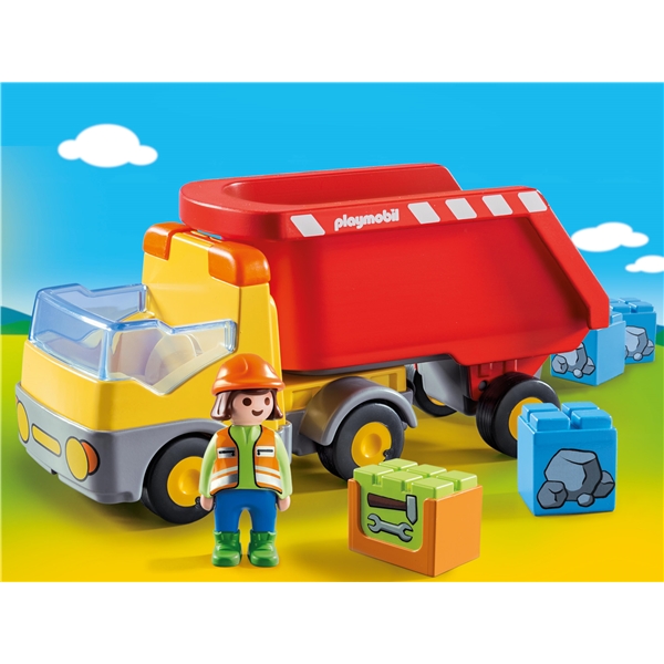 70126 Playmobil 1.2.3 Dump Truck (Billede 3 af 4)