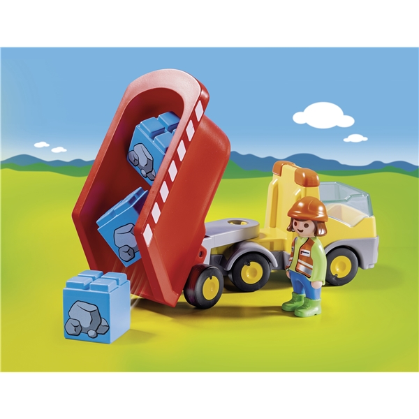 70126 Playmobil 1.2.3 Dump Truck (Billede 4 af 4)