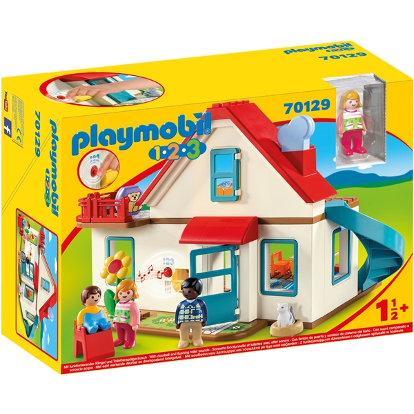 70129 Playmobil 1.2.3 Family Home (Billede 1 af 5)