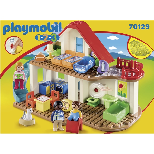 70129 Playmobil 1.2.3 Family Home (Billede 3 af 5)