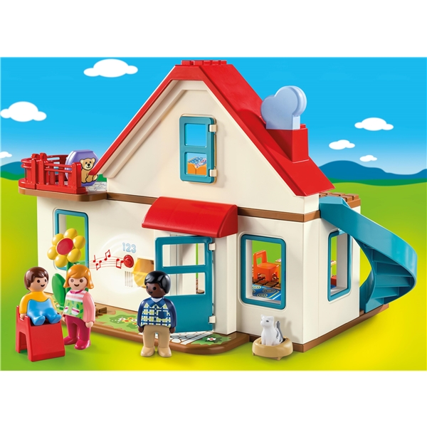 70129 Playmobil 1.2.3 Family Home (Billede 4 af 5)