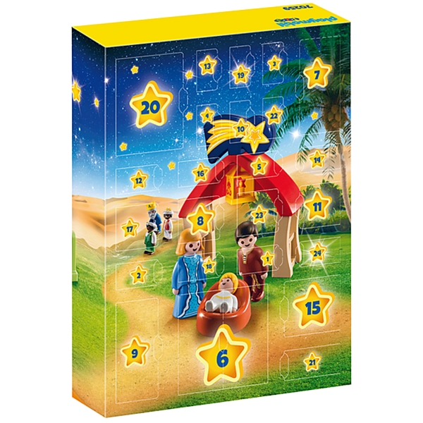 70259 Playmobil 1.2.3 Julekalender Julekrybbe (Billede 3 af 3)