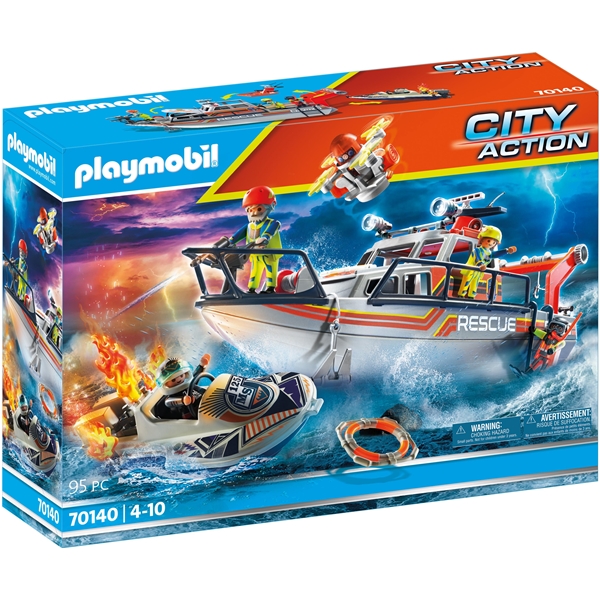 70140 Playmobil City Skibsredning Slukningsudstyr (Billede 1 af 8)