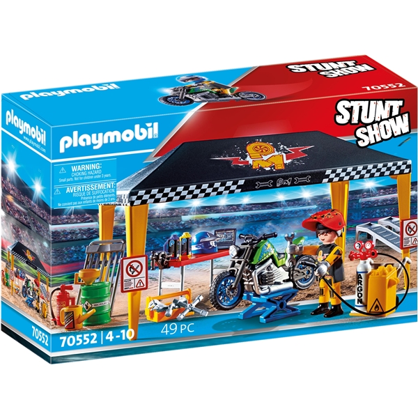 70552 Playmobil Stuntshow Værkstedstelt (Billede 1 af 6)