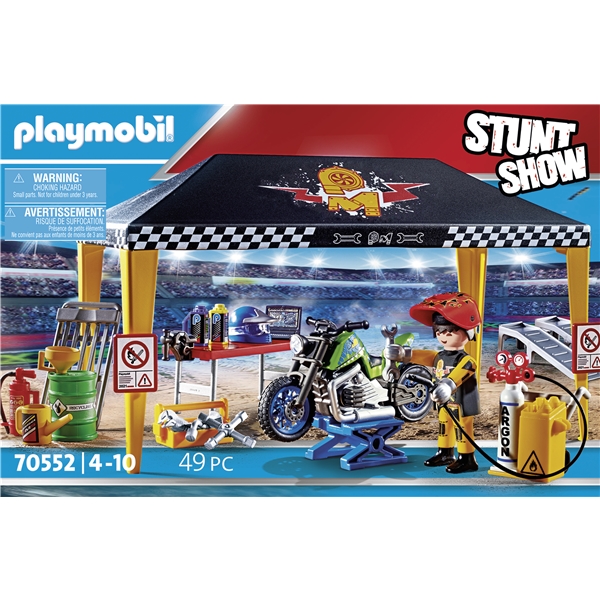 70552 Playmobil Stuntshow Værkstedstelt (Billede 6 af 6)