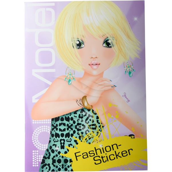 TOPModel Fashion Stickers A5-hæfte (Billede 1 af 2)