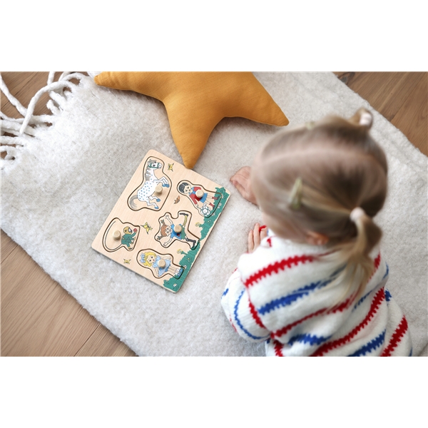Pippi Puslespil med Knopper 5 Dele (Billede 2 af 3)