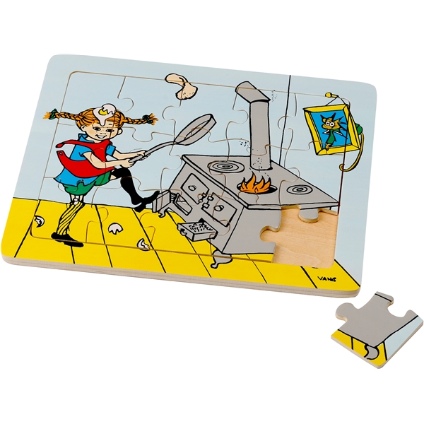 Pippi Puslespil Rampussel 15 brikker (Billede 1 af 3)