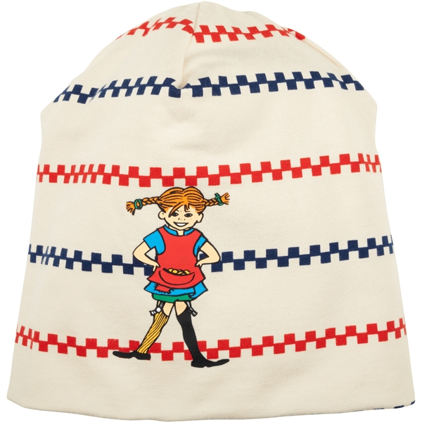 Pippi Ribstrikket Hue Sæt