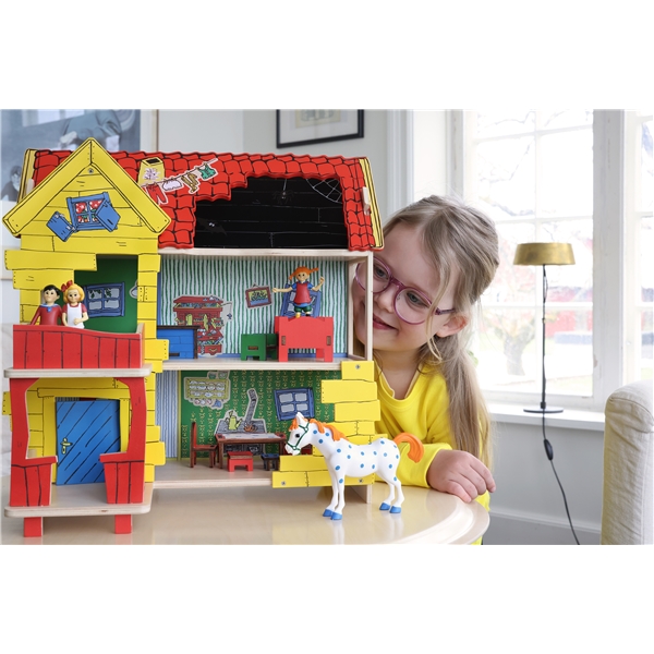 Pippi Langstrømpe Dukkehus Villa Villekulla (Billede 3 af 5)