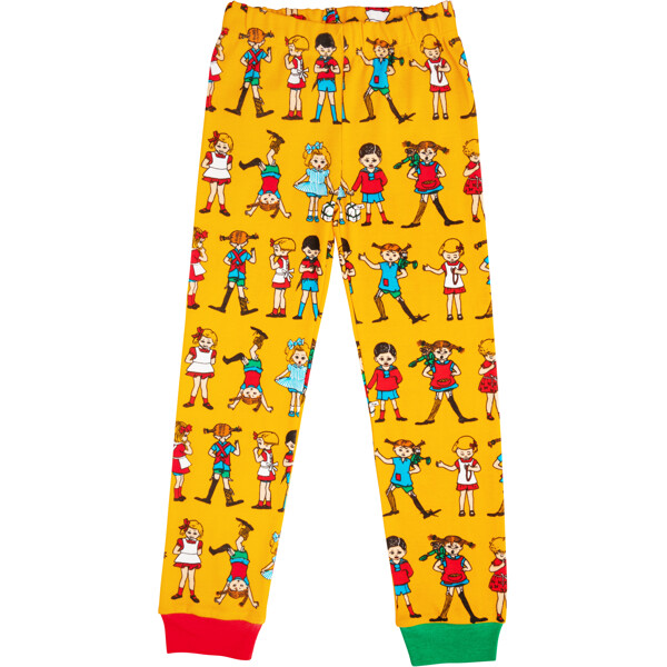 Pippi med Venner Pyjamas Gul (Billede 3 af 5)