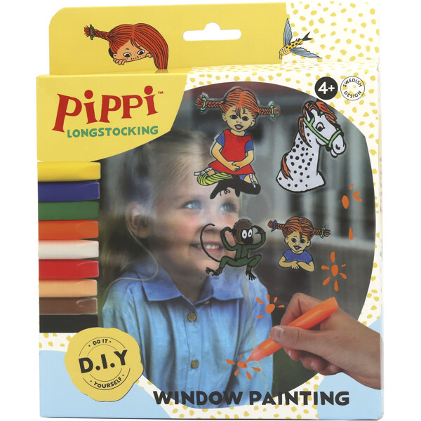 Pippi Vinduesmaleri (Billede 1 af 2)
