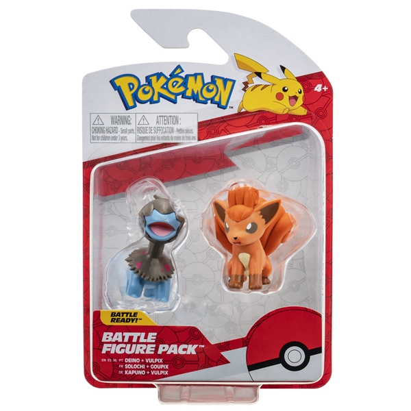 Pokémon Battle Figure (Vulpix & Deino) (Billede 1 af 5)