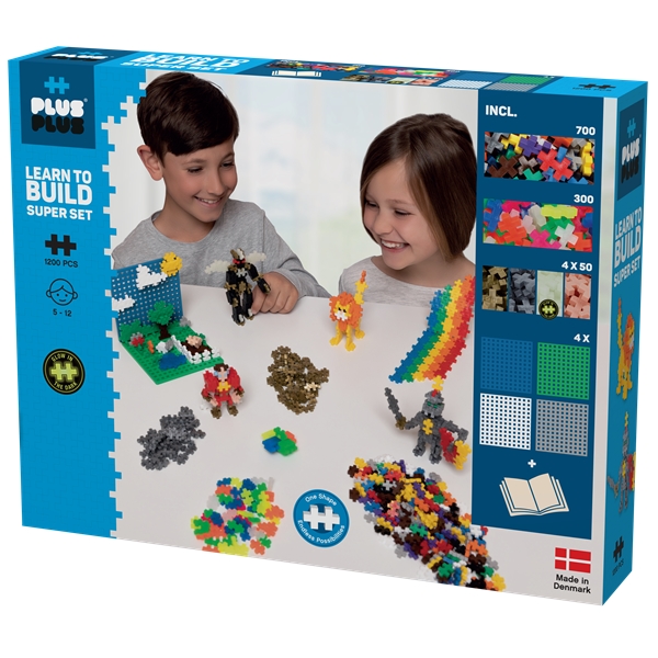 Plus-Plus Learn to Build Basic 1200 Dele (Billede 1 af 4)