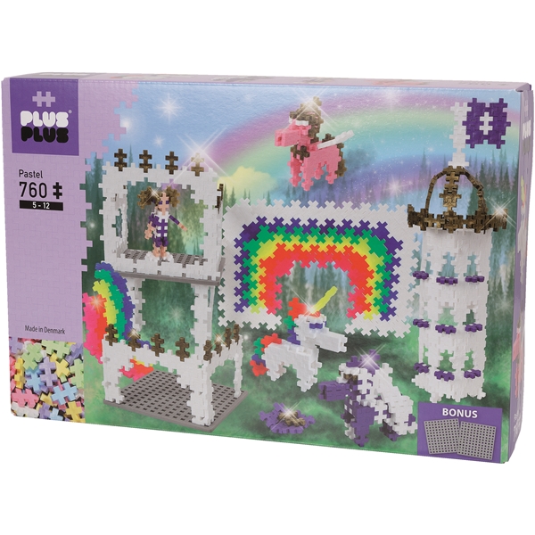 Plus-Plus Rainbow Castle 760 Dele (Billede 1 af 2)