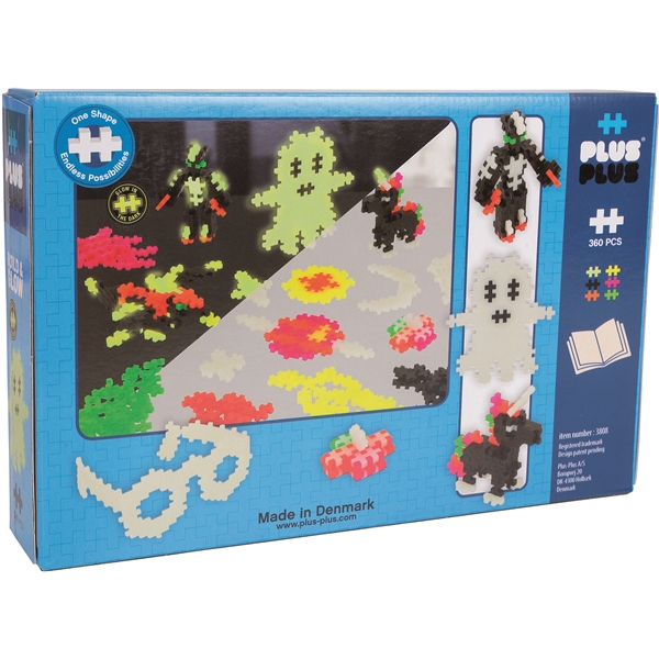 Plus-Plus Build & Glow Glow-in-the-dark 360 Dele (Billede 2 af 4)