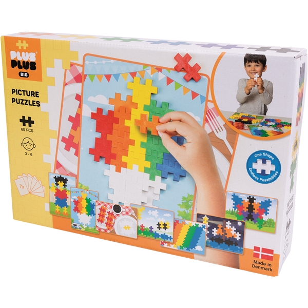 Plus-Plus BIG Picture Puzzel Basic 60 Dele (Billede 1 af 2)