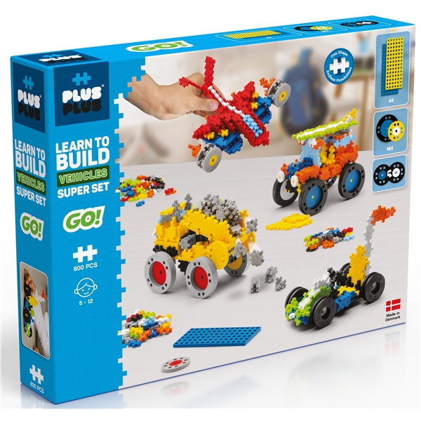 Plus-Plus Learn To Build Vehicles Super Set (Billede 1 af 6)