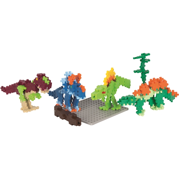 Plus-Plus Dinosaur Tube and Baseplate Bundle (Billede 2 af 2)