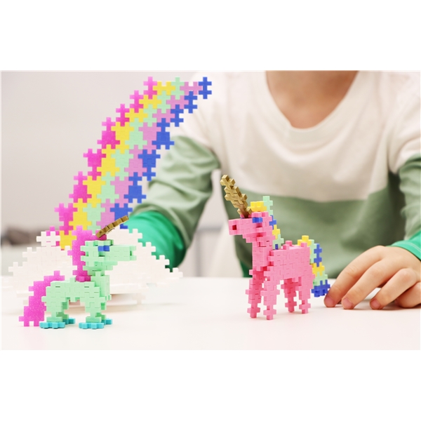 Plus-Plus Learn to Build Unicorns 275 Dele (Billede 4 af 5)