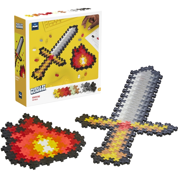 Plus-Plus Puzzle By Number Adventure 250 Dele (Billede 1 af 5)