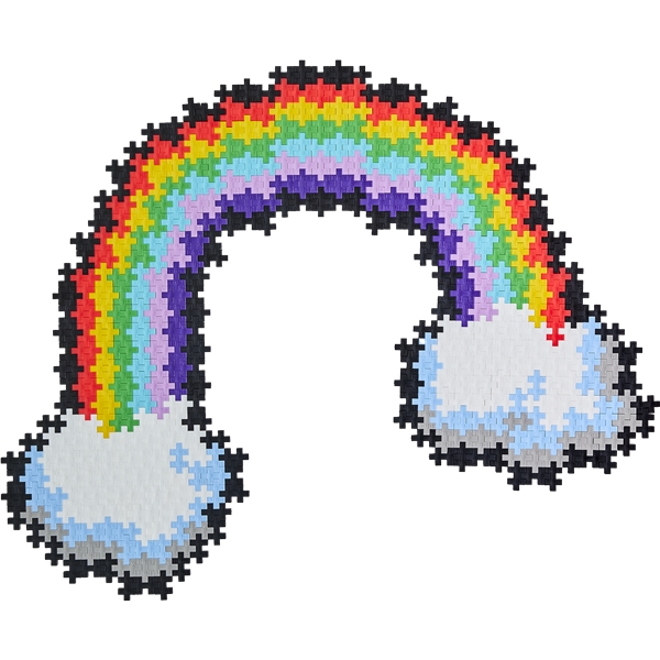 Plus-Plus Puzzle By Number Rainbow 500 Dele (Billede 2 af 6)
