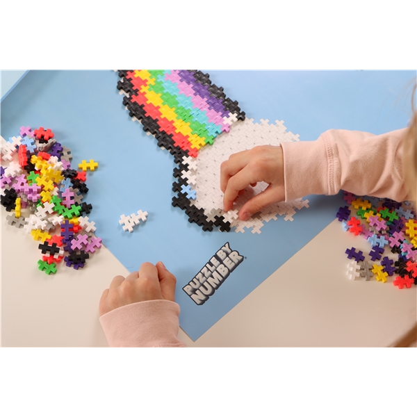 Plus-Plus Puzzle By Number Rainbow 500 Dele (Billede 3 af 6)