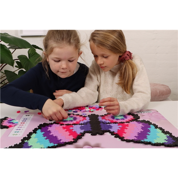 Plus-Plus Puzzle By Number Butterfly 800 Dele (Billede 3 af 5)