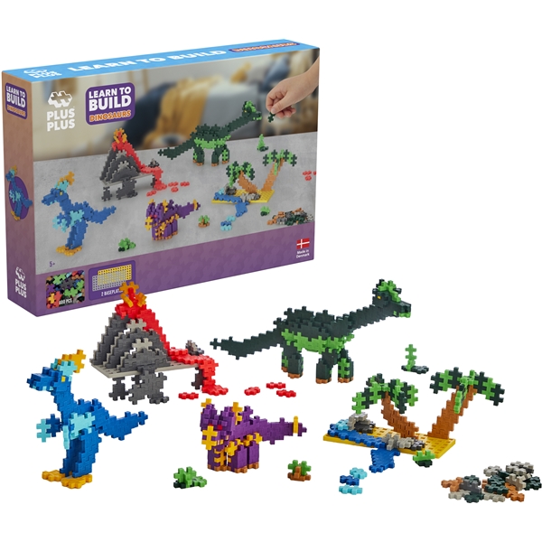 Plus-Plus Learn to Build Dinosaurs (Billede 1 af 4)