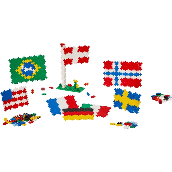 Plus-Plus Learn To Build Flags of the World (Billede 2 af 3)