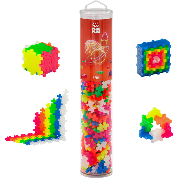 Plus-Plus Neon Mix Tube 240 Dele (Billede 2 af 3)