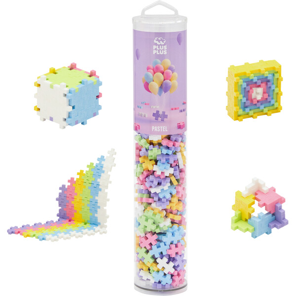 Plus-Plus Pastel Mix Tube 240 Dele (Billede 2 af 3)