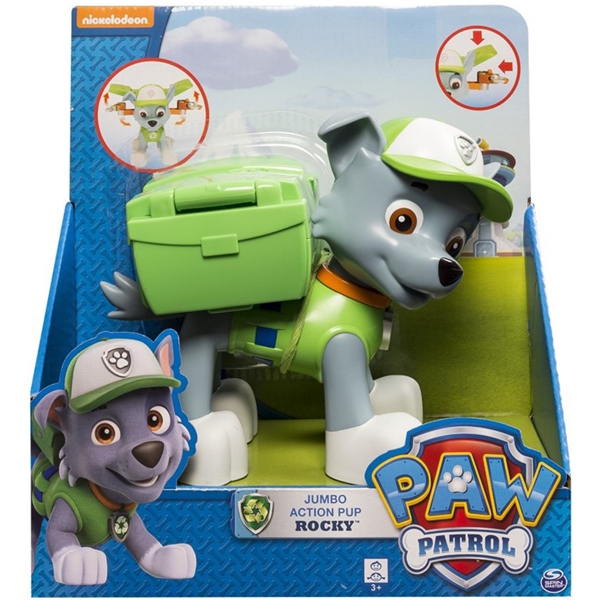 Rejsende Salg lindring Paw Patrol Jumbo Action Pup Rocky - Paw Patrol - Paw Patrol | Shopping4net