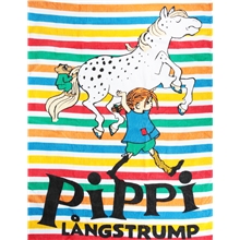 Pippi Langstrømpe Stribet Badehåndklæde