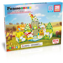 Picasso Tiles 26 Dele Farm inkl. 8 Figurer