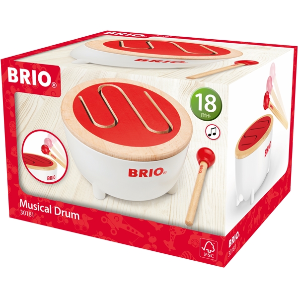 BRIO 30181 Musical Drum (Billede 3 af 3)