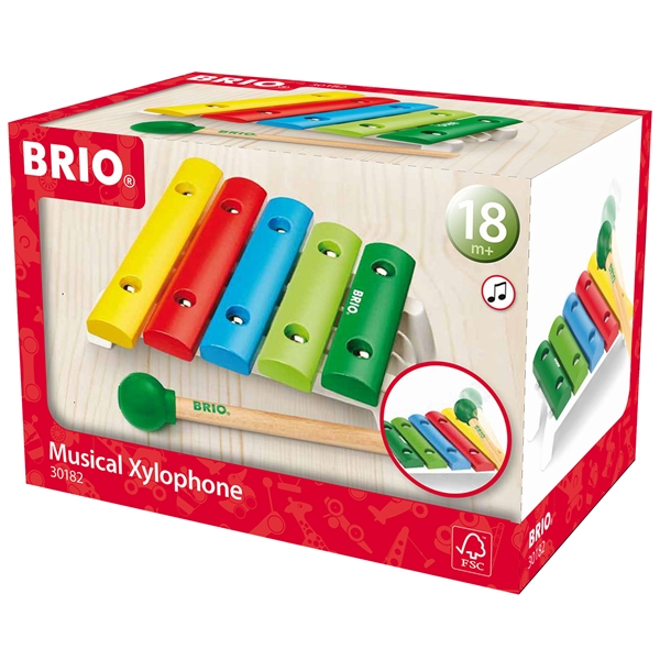 BRIO 30182 Musical Xylophone (Billede 2 af 3)