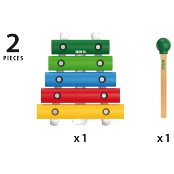 BRIO 30182 Musical Xylophone (Billede 3 af 3)