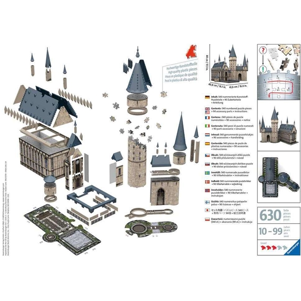 Puslespil 3D Hogwarts Castle 540 Brikker (Billede 2 af 3)