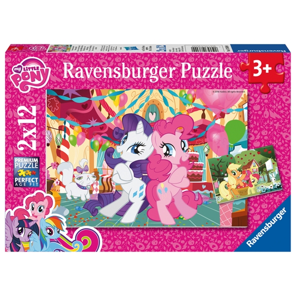 Puslespil My Little Pony 2 x 12 Brikker