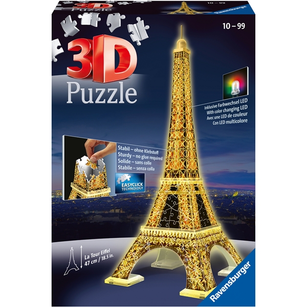 Puslespil 3D Eiffel Tower N. Edition (Billede 1 af 6)
