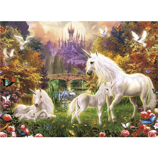 Puslespil 500 Brikker Magical Unicorns (Billede 2 af 2)