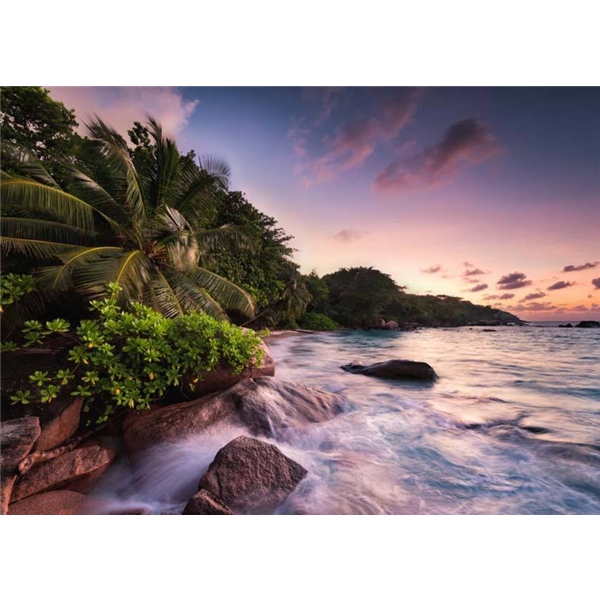 Puslespil 1000 Brikker Praslin Island Seychelles (Billede 2 af 2)